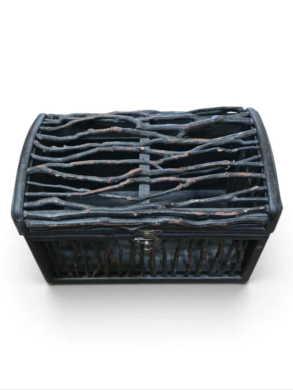 Hobby Lobby Decorative Black Woven Branch Storage Box